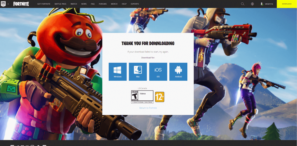 epic games launcher download for pc
